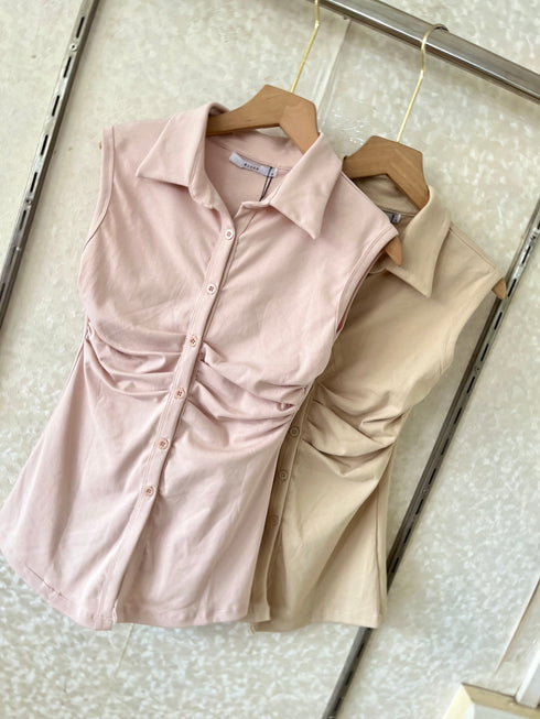 Casual Sleeves Button Down Tops